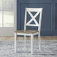 Lakeshore - X Back Side Chair- White (RTA)