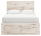 Lawroy Full Panel Storage Bed with Mirrored Dresser