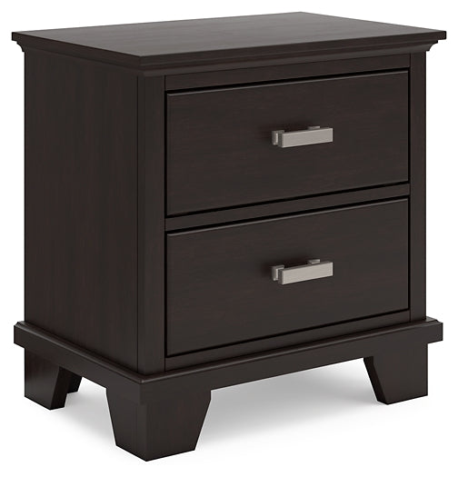 Covetown Twin Panel Bed with Nightstand