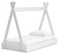 Hallityn Twin Tent Bed with Nightstand