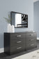 Finch Queen Panel Platform Bed with Dresser, Chest and 2 Nightstands