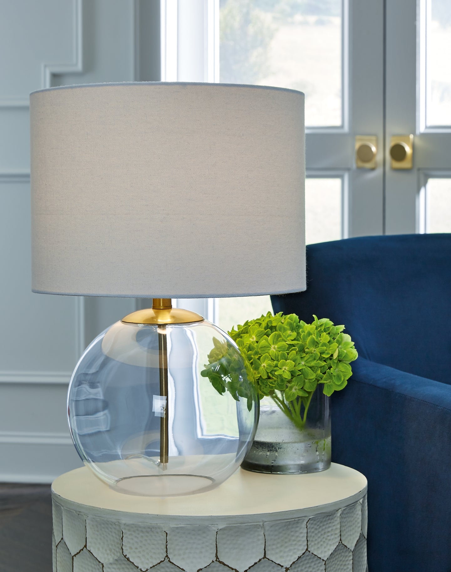 Clear glass table lamps deals for living room