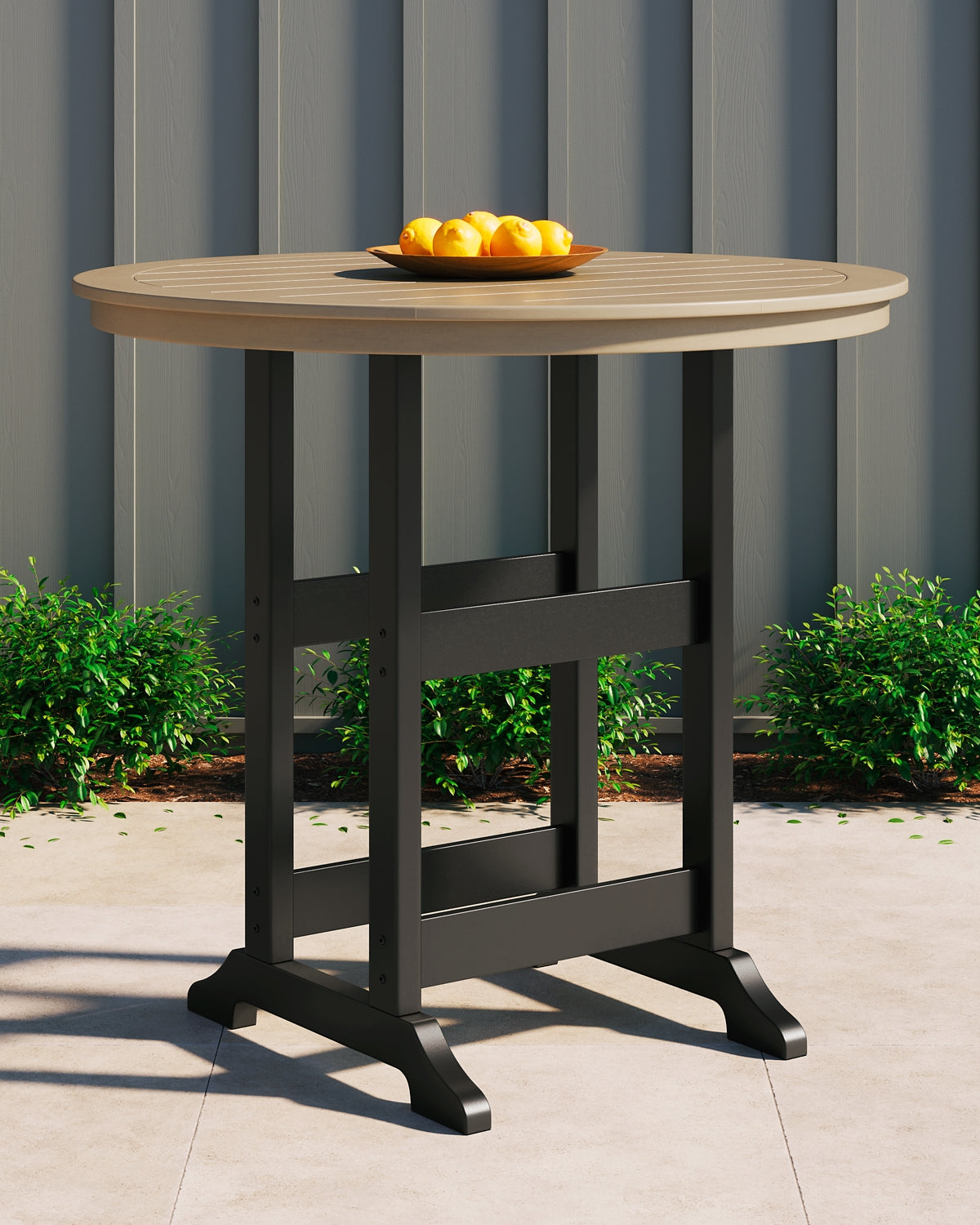 Fairen Trail Round Bar Table w/UMB OPT