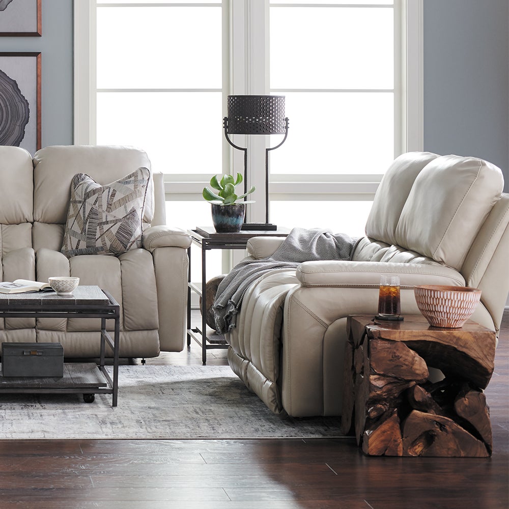 Greyson Power Reclining Loveseat w/ Headrest & Lumbar